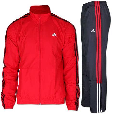 adidas trainingsanzug baumwolle rot|Adidas baumwolle joggeranzüge.